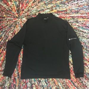 Mens Adidas ClimaCool Black ls Shirt Black-M